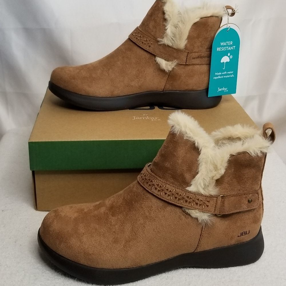 JBU Nomadic Tan Suede Leather Boots Sz 7.5 Womens New NWB